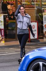 DANIELLE LLOYD at a Gas Station in Sutton Coldfield 02/25/2018