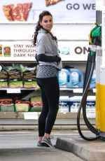 DANIELLE LLOYD at a Gas Station in Sutton Coldfield 02/25/2018