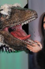 DANIELLE LLOYD at Dinosaurs in the Wild Exhibition in London 02/13/2018