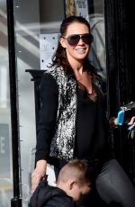 DANIELLE LLOYD Gets Her Hair Cut in Birmingham 02/23/2018