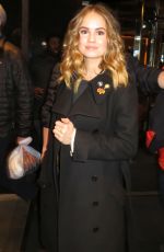 DEBBY RYAN Out at Times Square in New York 02/20/2018