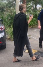 DELTA GOODREM and Joe Jonas Out in Sydney 02/09/2018