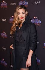 DEMI-LEIGH NEL-PETERS at Black Panther Welcome to Wakanda NYFW Showcase in New York 02/12/2018