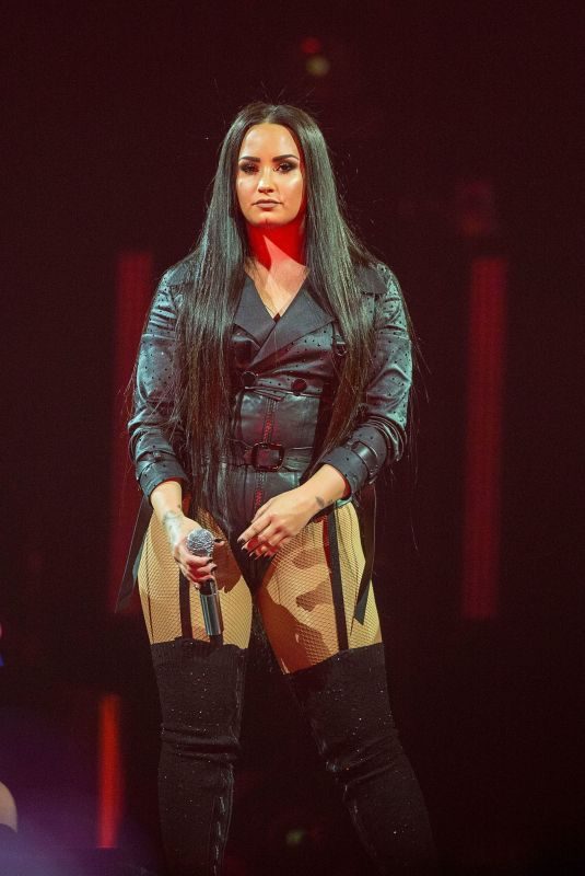 DEMI LOVATO Performs at Her Tell Me You Love Me Tour in San Diego 02/26/2018