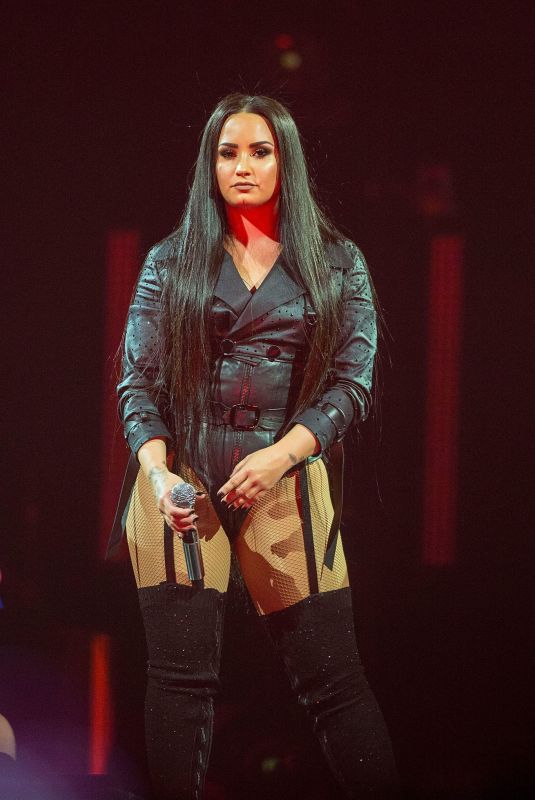 DEMI LOVATO Performs at Her Tell Me You Love Me Tour in San Diego 02/26/2018