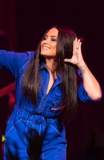 DEMI LOVATO Performs for American Airlines Aadvantage Mastercard Members in Dallas 02/09/2018