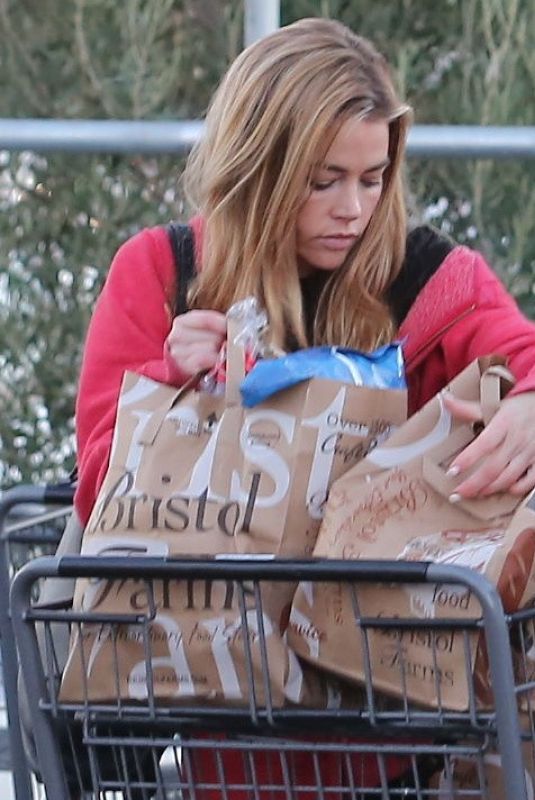 DENISE RICHARDS Out Shopping in Calabasas 02/16/2018