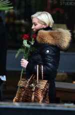 DENISE VAN OUTEN Leaves ITV Studios in London 02/14/2018