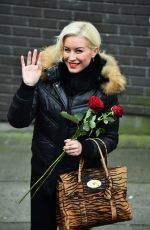 DENISE VAN OUTEN Leaves ITV Studios in London 02/14/2018