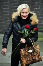 DENISE VAN OUTEN Leaves ITV Studios in London 02/14/2018