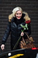 DENISE VAN OUTEN Leaves ITV Studios in London 02/14/2018