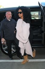 DIANA ROSS at LAX Airport in Los Angeles 02/21/2018