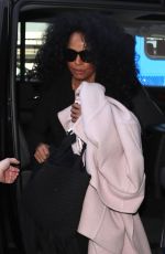 DIANA ROSS at LAX Airport in Los Angeles 02/21/2018