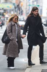 DIANNA AGRON and Winston Marshall Out in New York 02/25/2018