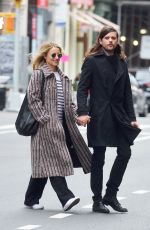 DIANNA AGRON and Winston Marshall Out in New York 02/25/2018