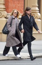 DIANNA AGRON and Winston Marshall Out in New York 02/25/2018
