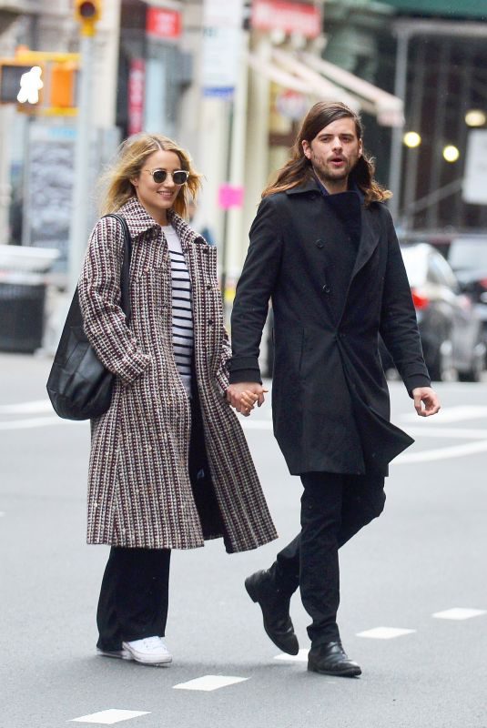 DIANNA AGRON and Winston Marshall Out in New York 02/25/2018