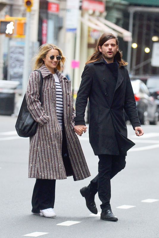DIANNA AGRON and Winston Marshall Out in New York 02/25/2018