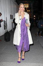 DIANNA AGRON Arrives at Carolina Herrera Fashion Show in New York 02/12/2018