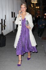 DIANNA AGRON Arrives at Carolina Herrera Fashion Show in New York 02/12/2018