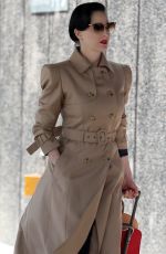 DITA VON TEESE at Airport in Perth 02/18/2018