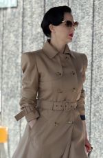 DITA VON TEESE at Airport in Perth 02/18/2018