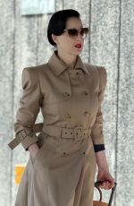 DITA VON TEESE at Airport in Perth 02/18/2018