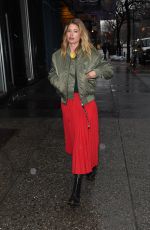 DOUTZEN KROES Arrives at a Hair Salon in New York 02/07/2018