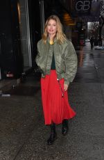 DOUTZEN KROES Arrives at a Hair Salon in New York 02/07/2018