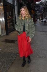 DOUTZEN KROES Arrives at a Hair Salon in New York 02/07/2018