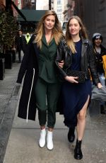 DOUTZEN KROES Leaves Mercer Hotel in New York 02/09/2018