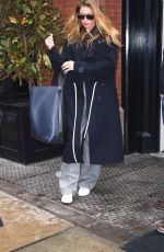 DOUTZEN KROES Leaves Mercer Hotel in New York 02/10/2018