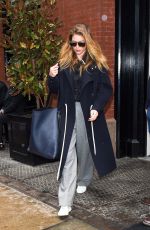 DOUTZEN KROES Leaves Mercer Hotel in New York 02/10/2018