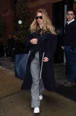 DOUTZEN KROES Leaves Mercer Hotel in New York 02/10/2018