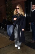 DOUTZEN KROES Leaves Mercer Hotel in New York 02/10/2018