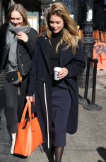 DOUTZEN KROES Out and About in New York 02/08/2018