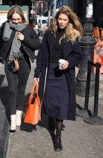 DOUTZEN KROES Out and About in New York 02/08/2018