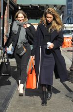 DOUTZEN KROES Out and About in New York 02/08/2018