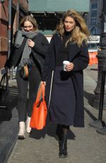 DOUTZEN KROES Out and About in New York 02/08/2018