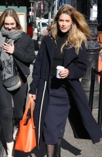 DOUTZEN KROES Out and About in New York 02/08/2018