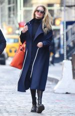 DOUTZEN KROES Out at New York Fashion Week 02/08/2018