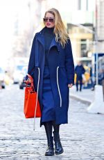 DOUTZEN KROES Out at New York Fashion Week 02/08/2018