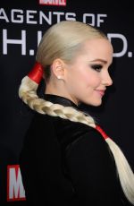 DOVE CAMERON at Agents of S.H.I.E.L.D. 100th Episode Celebration in Hollywood 02/24/2018