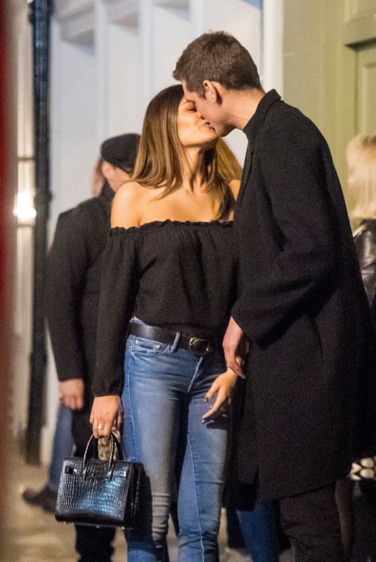 DUA LIPA and Isaac Carew Out Kissing in London 02/20/2018