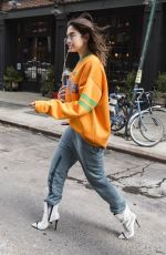 DUA LIPA Arrives at SNL Rehearsals in New York 02/03/2018
