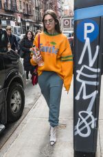 DUA LIPA Arrives at SNL Rehearsals in New York 02/03/2018