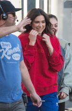 DUA LIPA Arrives Jimmy Kimmel Live in Los Angeles 02/14/2018