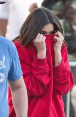DUA LIPA Arrives Jimmy Kimmel Live in Los Angeles 02/14/2018