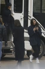 DUA LIPA on the Set of New Music Video in London 02/23/2018