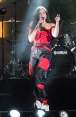 DUA LIPA Performs on Jimmy Kimmel Live 02/14/2018